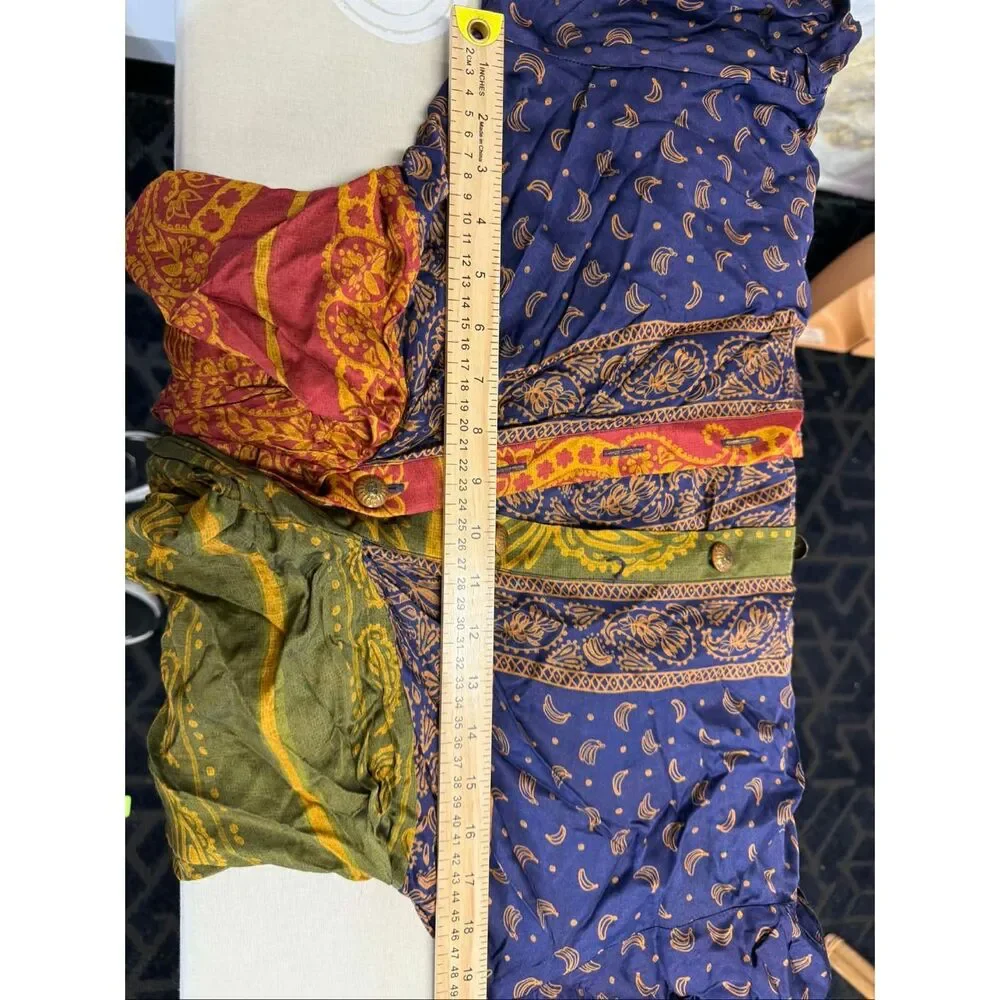 New Farm Rio Multicolor Bandana Dream Midi Shirtdress Size M - Picture 6 of 9